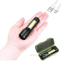 USB Rechargeable Zoom Flashlight